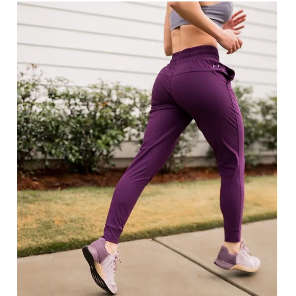 Barbell Apparel Ultralight Joggers in Iris Drawstring Running Pants Workout - Picture 3 of 8